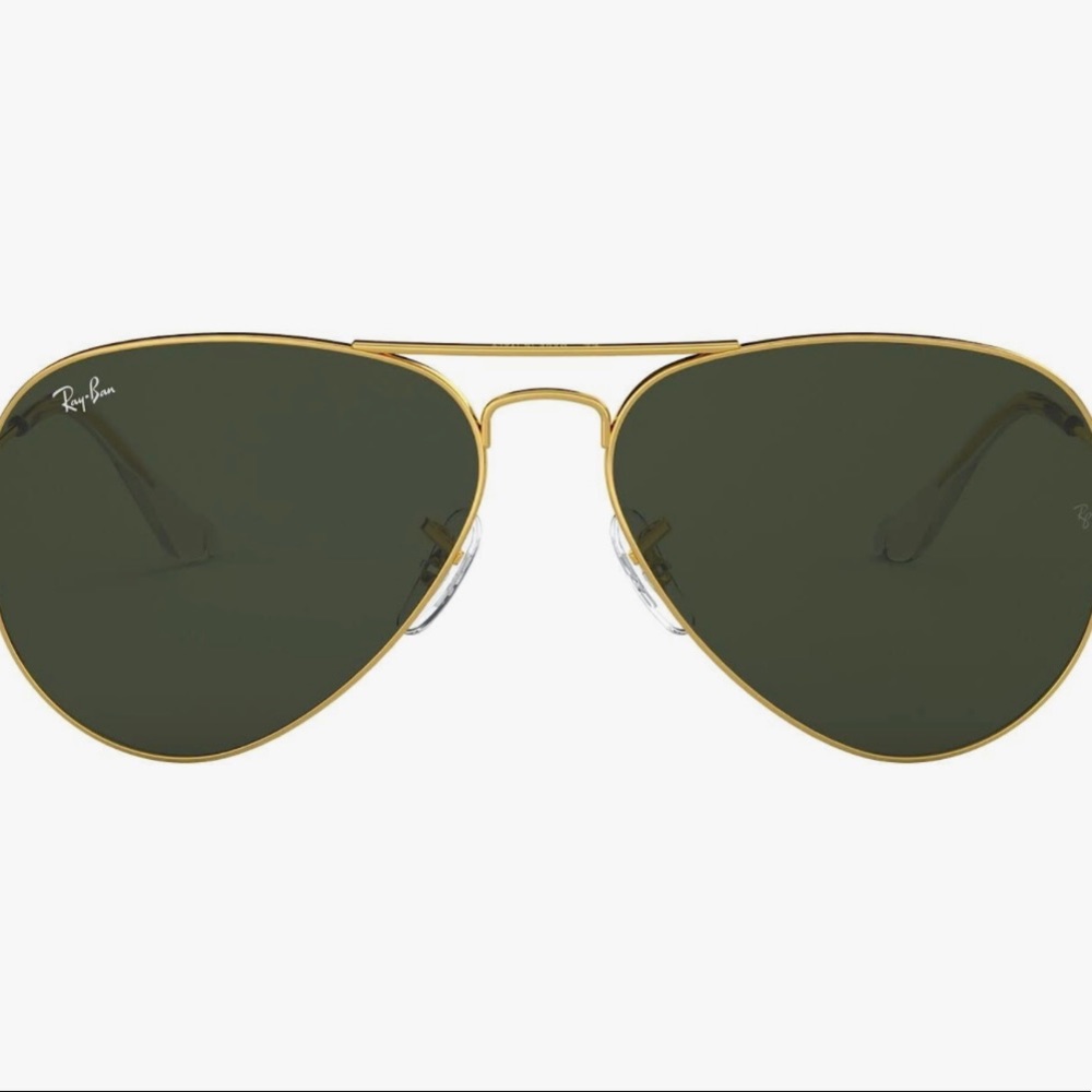 RayBan Aviator Large Metal (gold frame green lens) NWT